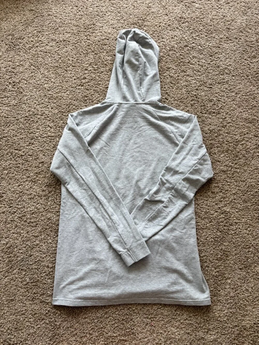 Gymshark Light‎ Gray Hoodie Size Medium Workout Gym